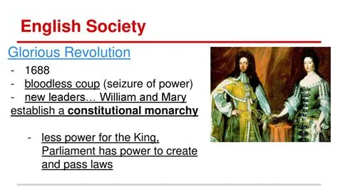 The Glorious Revolution; A Triumphant Seizure of Power and the Dawn of Constitutional Monarchy